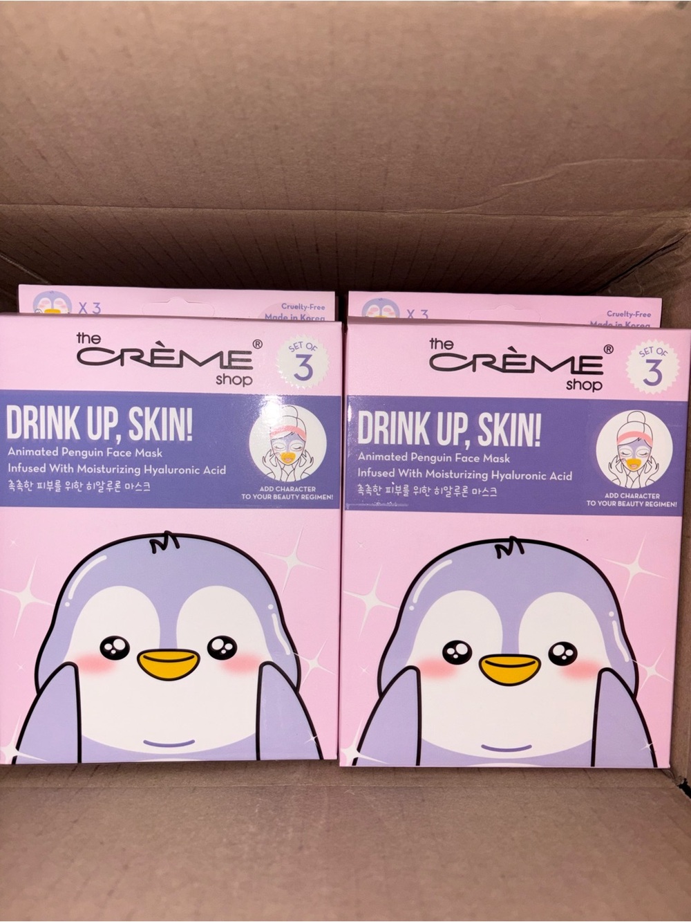 The Creme Shop Penguin Sheet Mask (2 Boxes)